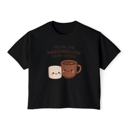 Marshmallow Cocoa Women's Boxy T-shirt