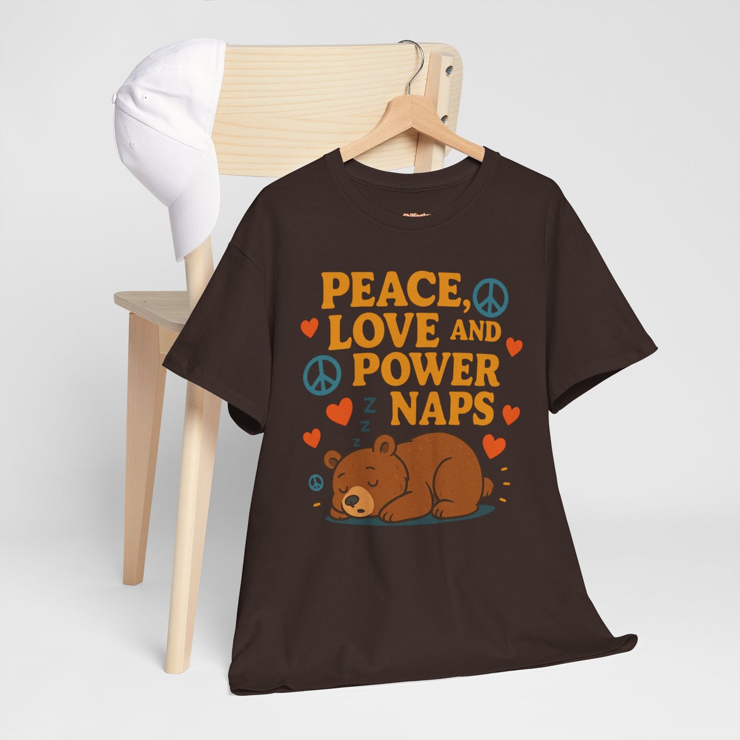 Peace Love Power Naps T-shirt