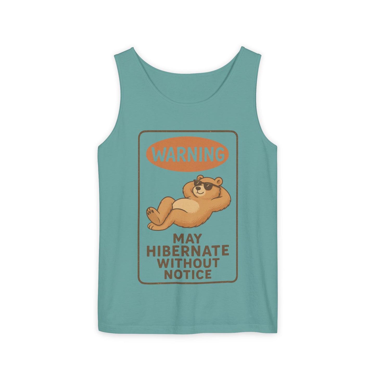 Hibernate Warning Unisex Tank Top