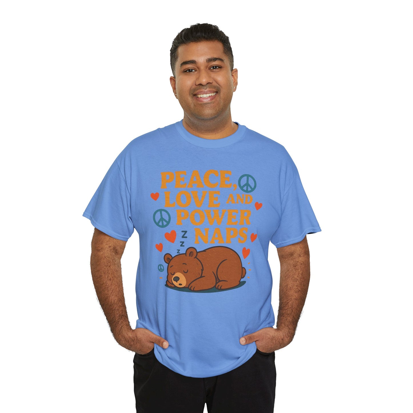 Peace Love Power Naps T-shirt