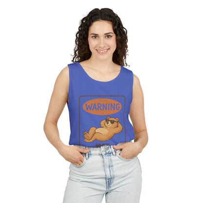 Hibernate Warning Unisex Tank Top