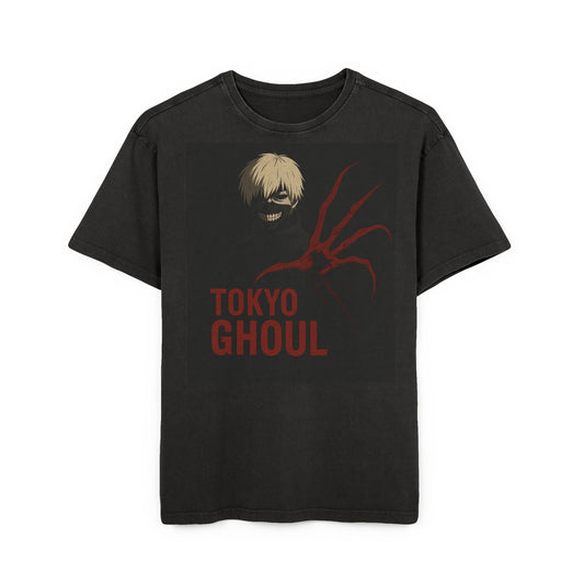 Tokyo Ghoul Men's Acid Washed T-shirt