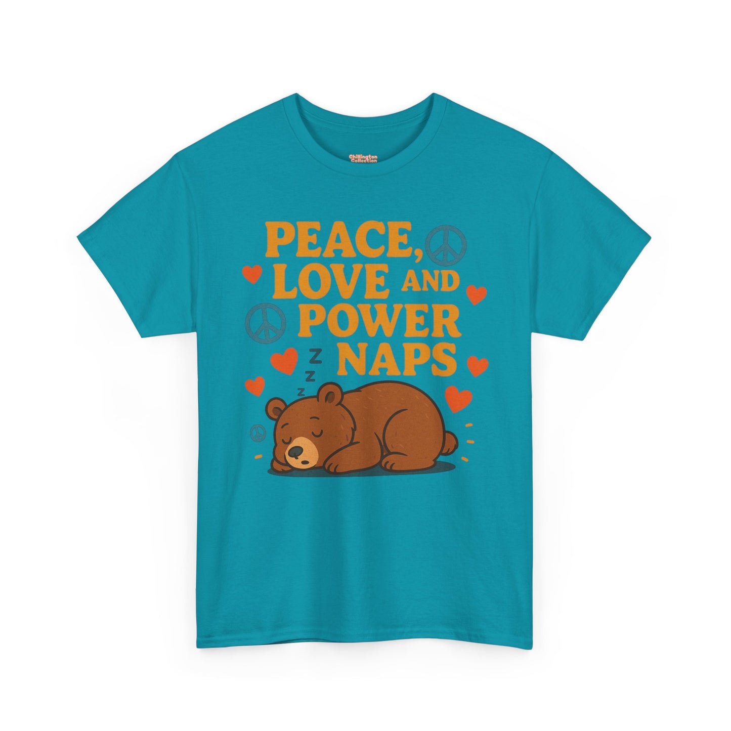 Peace Love Power Naps T-shirt