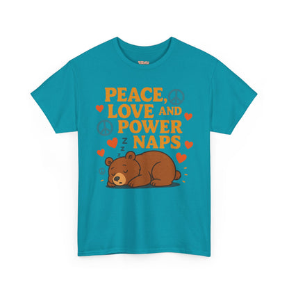 Peace Love Power Naps T-shirt