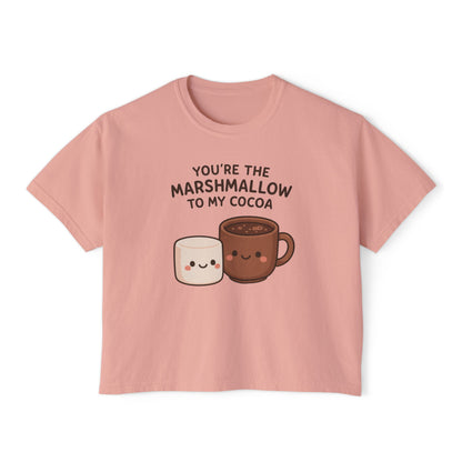 Marshmallow Cocoa Women's Boxy T-shirt
