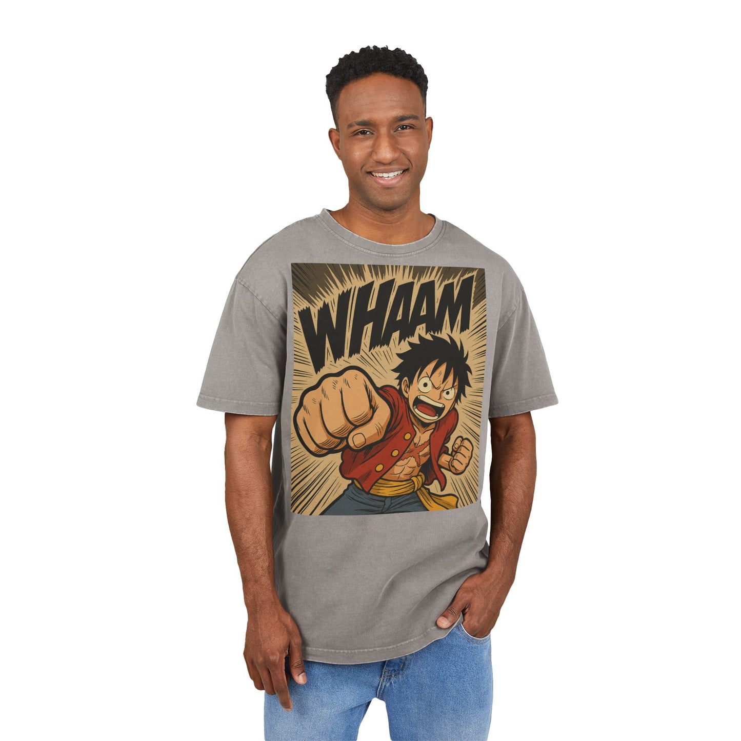 Whaam Acid Washed Graphic T-shirt