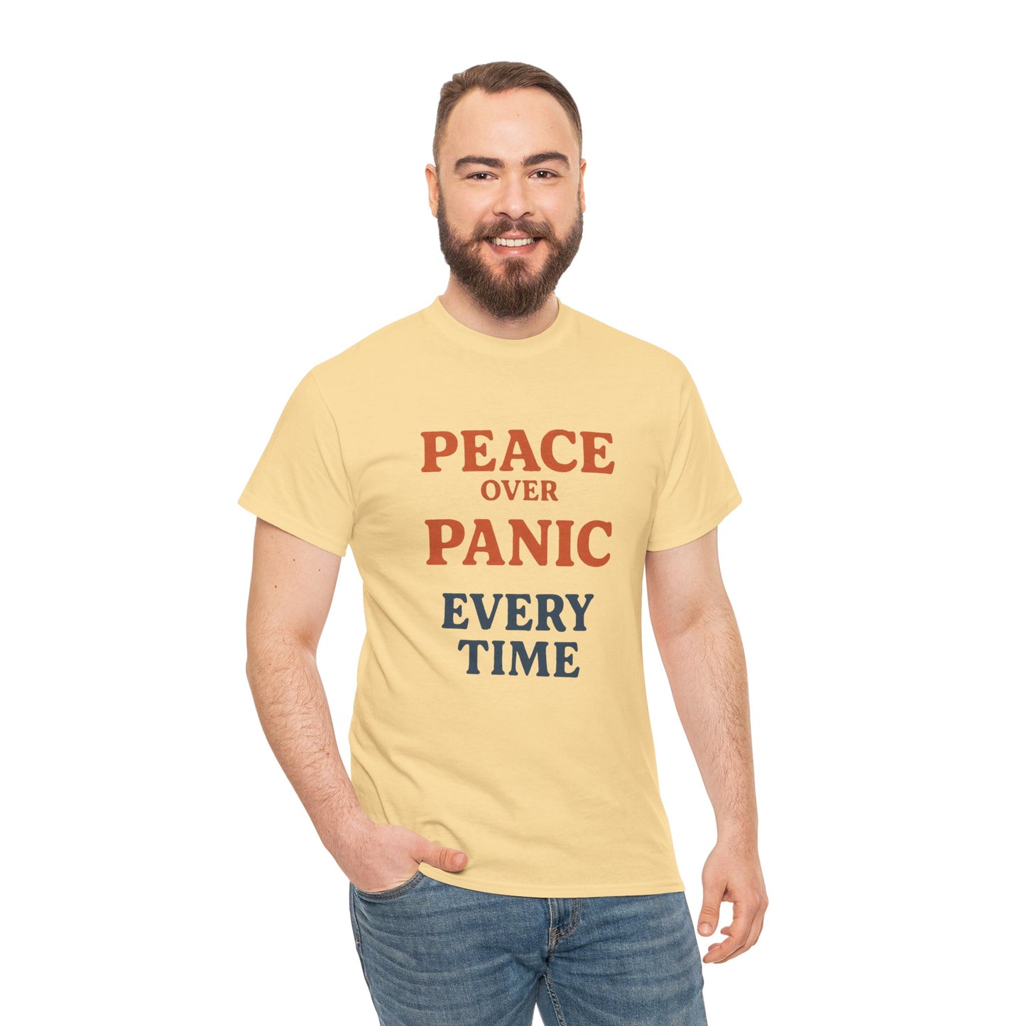 Peace Over Panic Unisex Tee