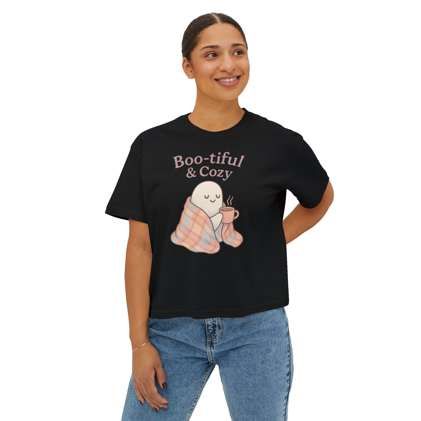 Cozy Halloween Boxy T-shirt