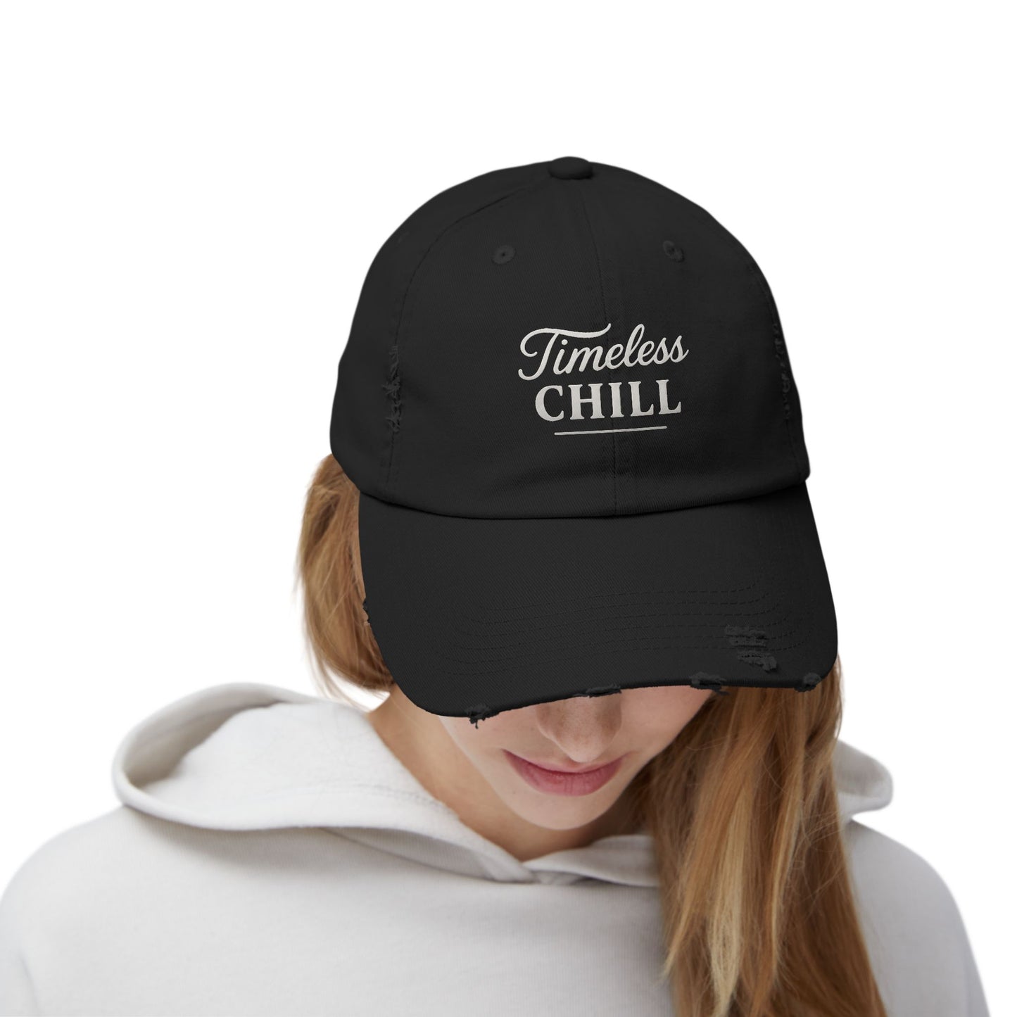 Timeless Chill Unisex Distressed Cap
