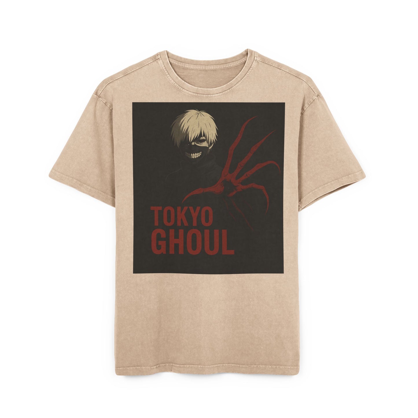 Tokyo Ghoul Men's Acid Washed T-shirt