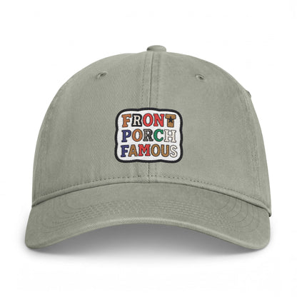 'Front Porch Famous' Washed Cap