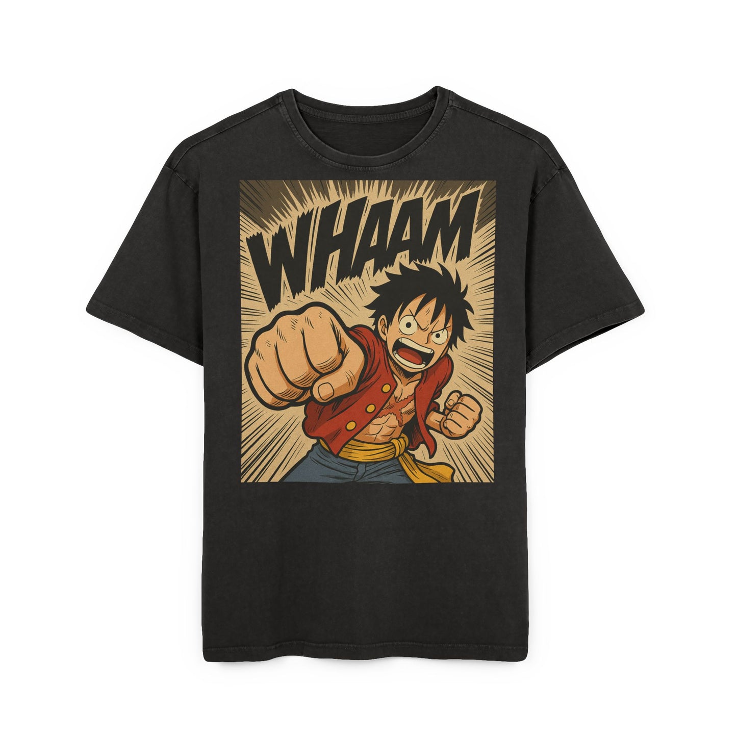 Whaam Acid Washed Graphic T-shirt