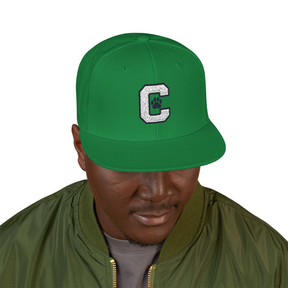 Paw Print Snapback Cap
