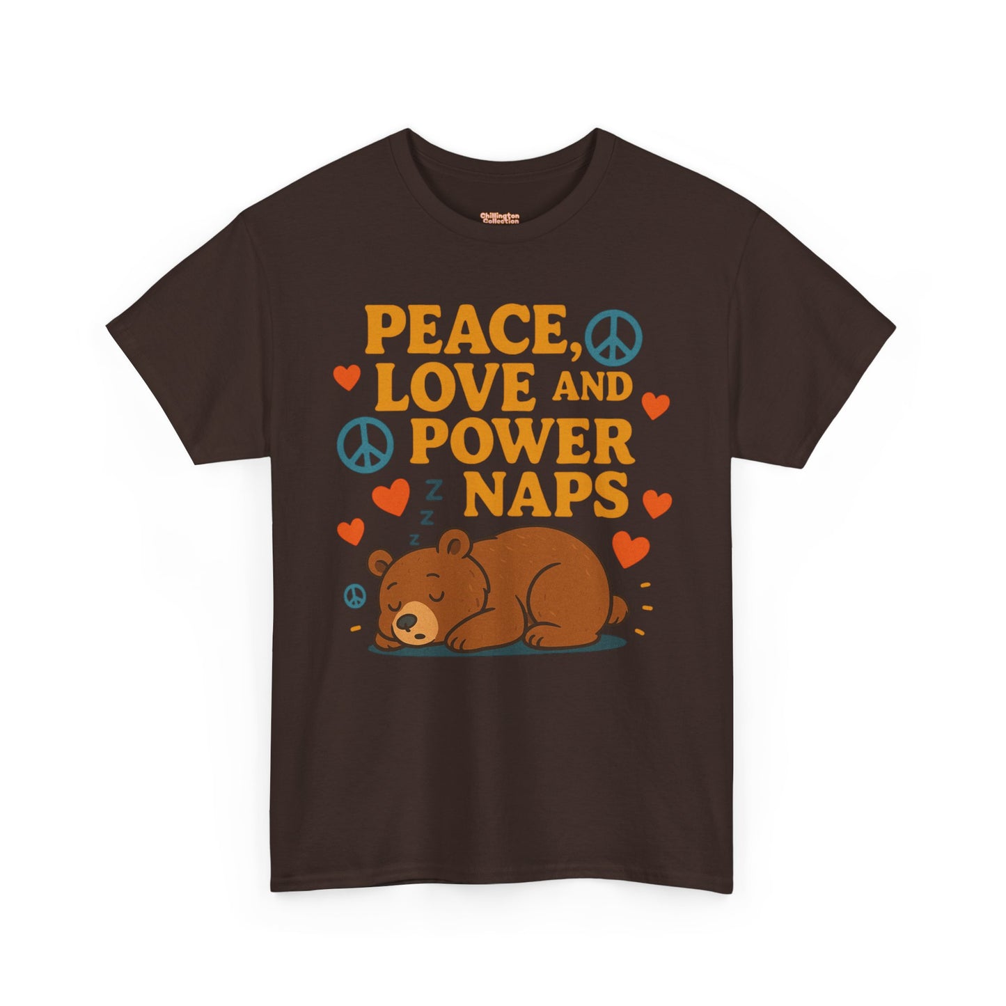 Peace Love Power Naps T-shirt