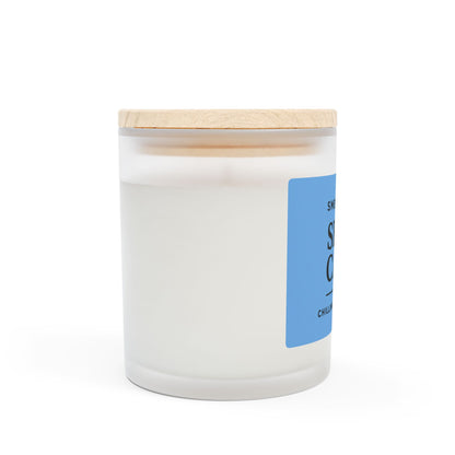 Frosted Glass Candle, 11oz