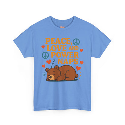 Peace Love Power Naps T-shirt