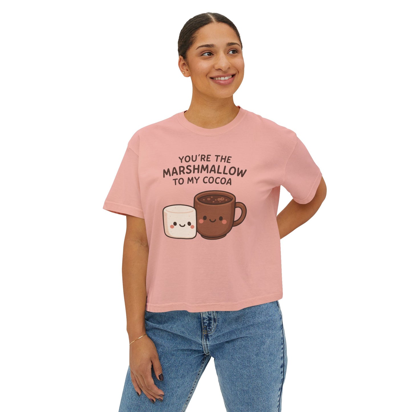 Marshmallow Cocoa Women's Boxy T-shirt