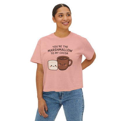 Marshmallow Cocoa Women's Boxy T-shirt