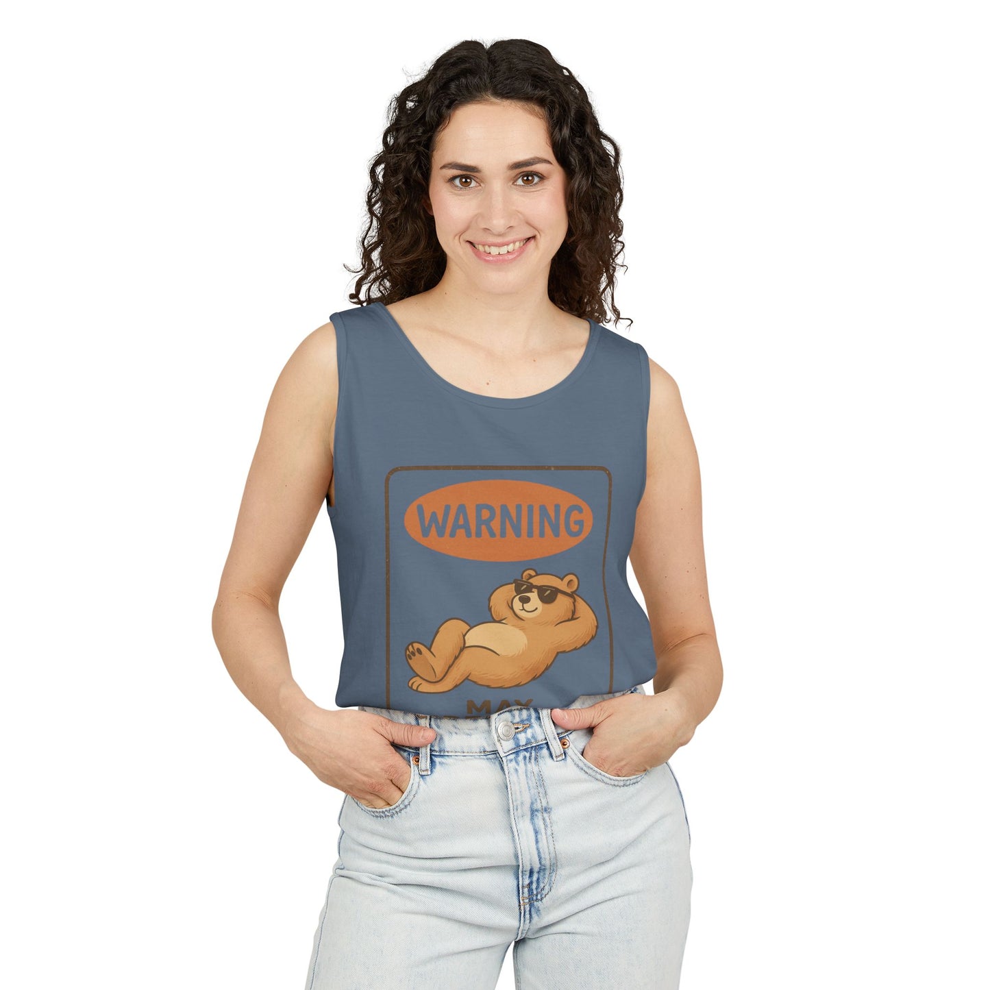 Hibernate Warning Unisex Tank Top