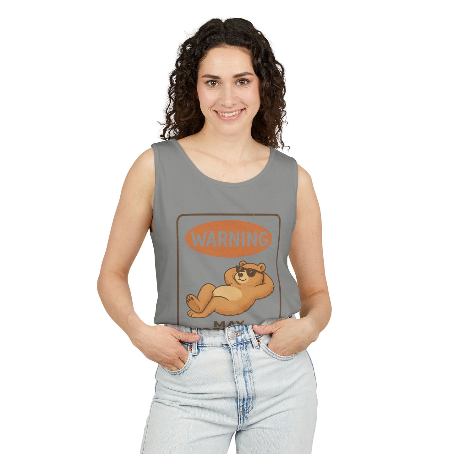 Hibernate Warning Unisex Tank Top