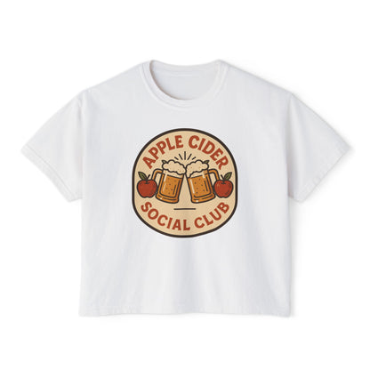 Apple Cider Social Club Women's Boxy T-shirt