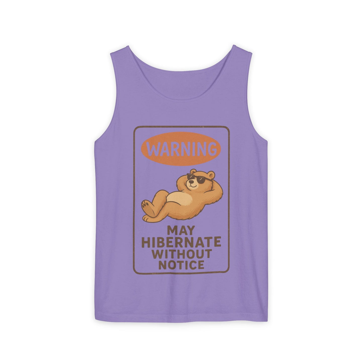 Hibernate Warning Unisex Tank Top