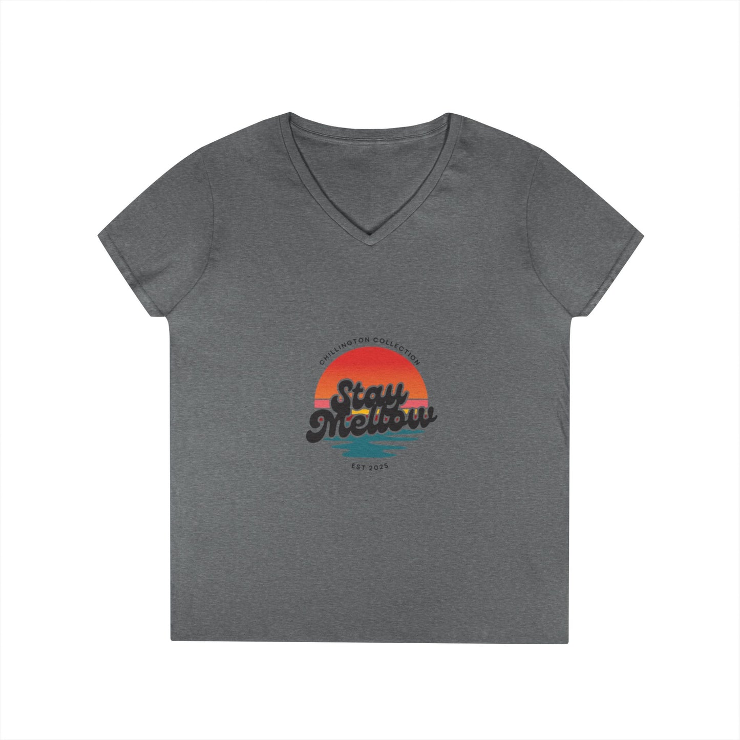 Women's V-Neck  Stay Mellow T-Shirt