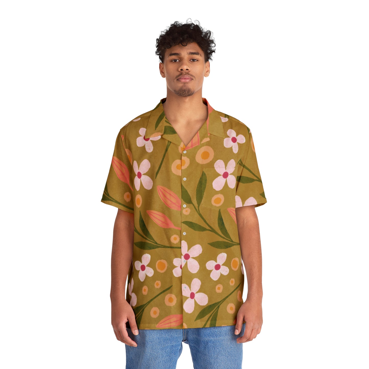 Men's Floral Hawaiian Shirt