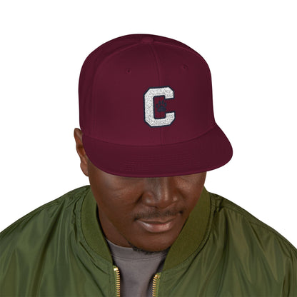Paw Print Snapback Cap