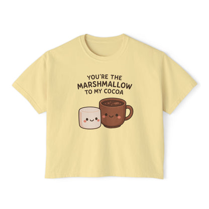 Marshmallow Cocoa Women's Boxy T-shirt