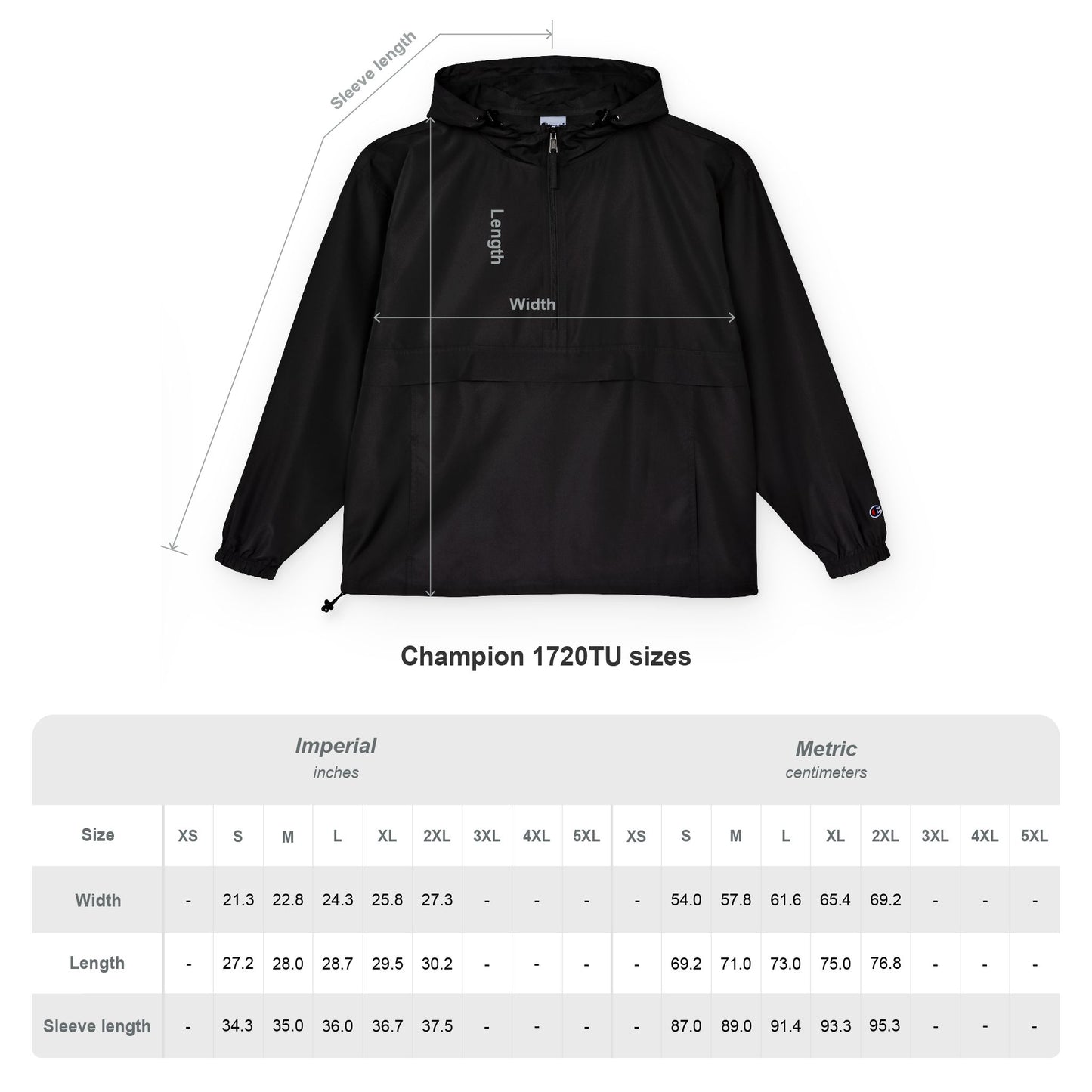 Sunglasses Bear Packable Anorak Jacket