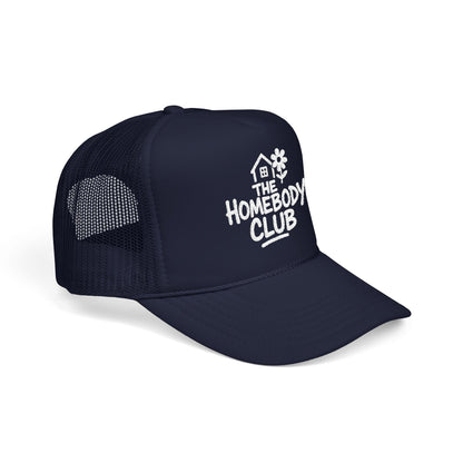 The Homebody Club Embroidered Trucker Hat