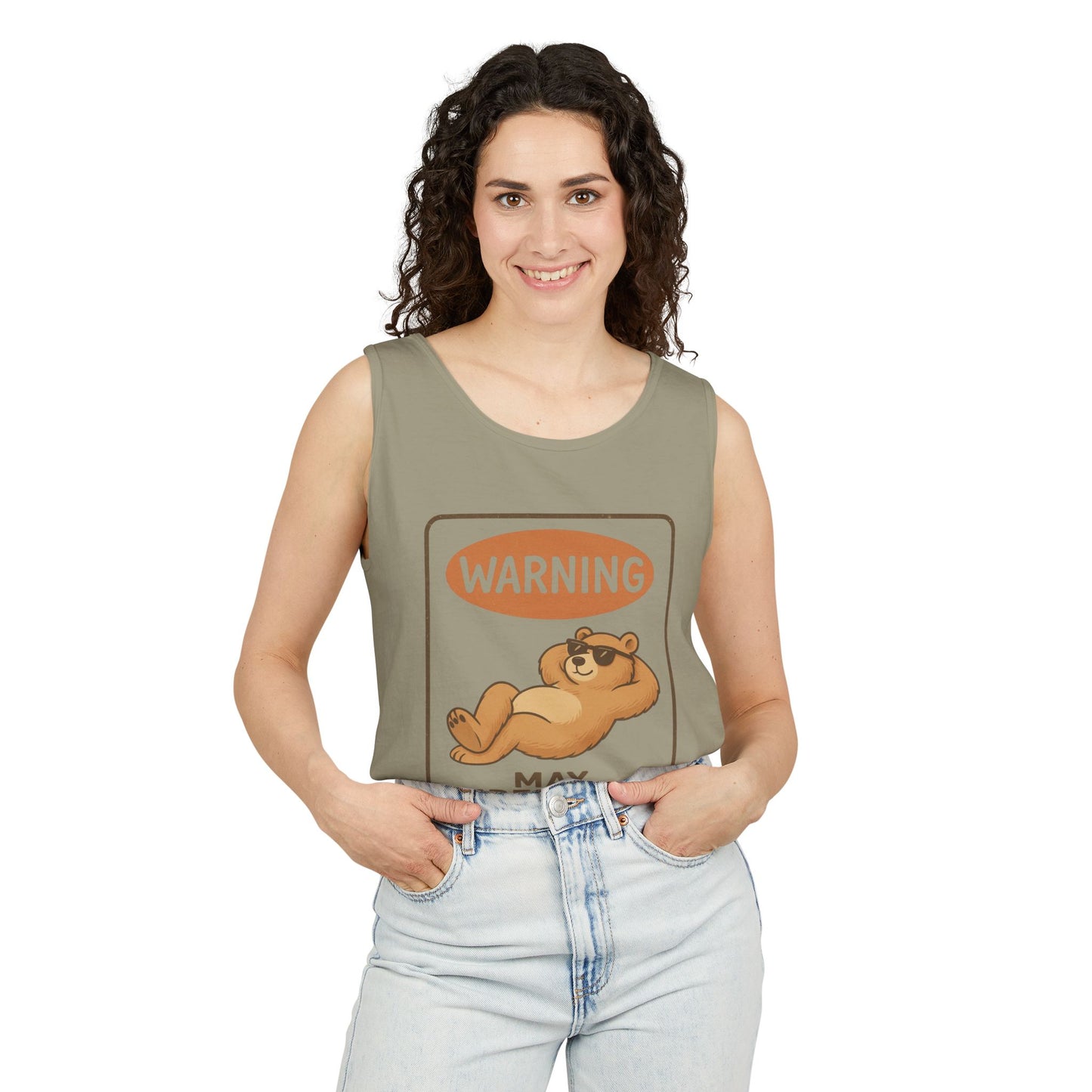 Hibernate Warning Unisex Tank Top