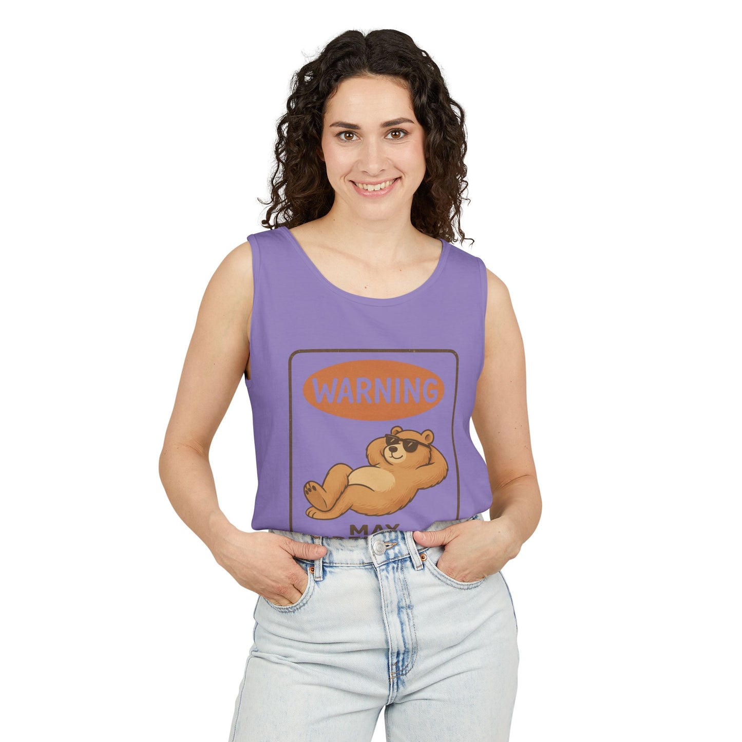 Hibernate Warning Unisex Tank Top