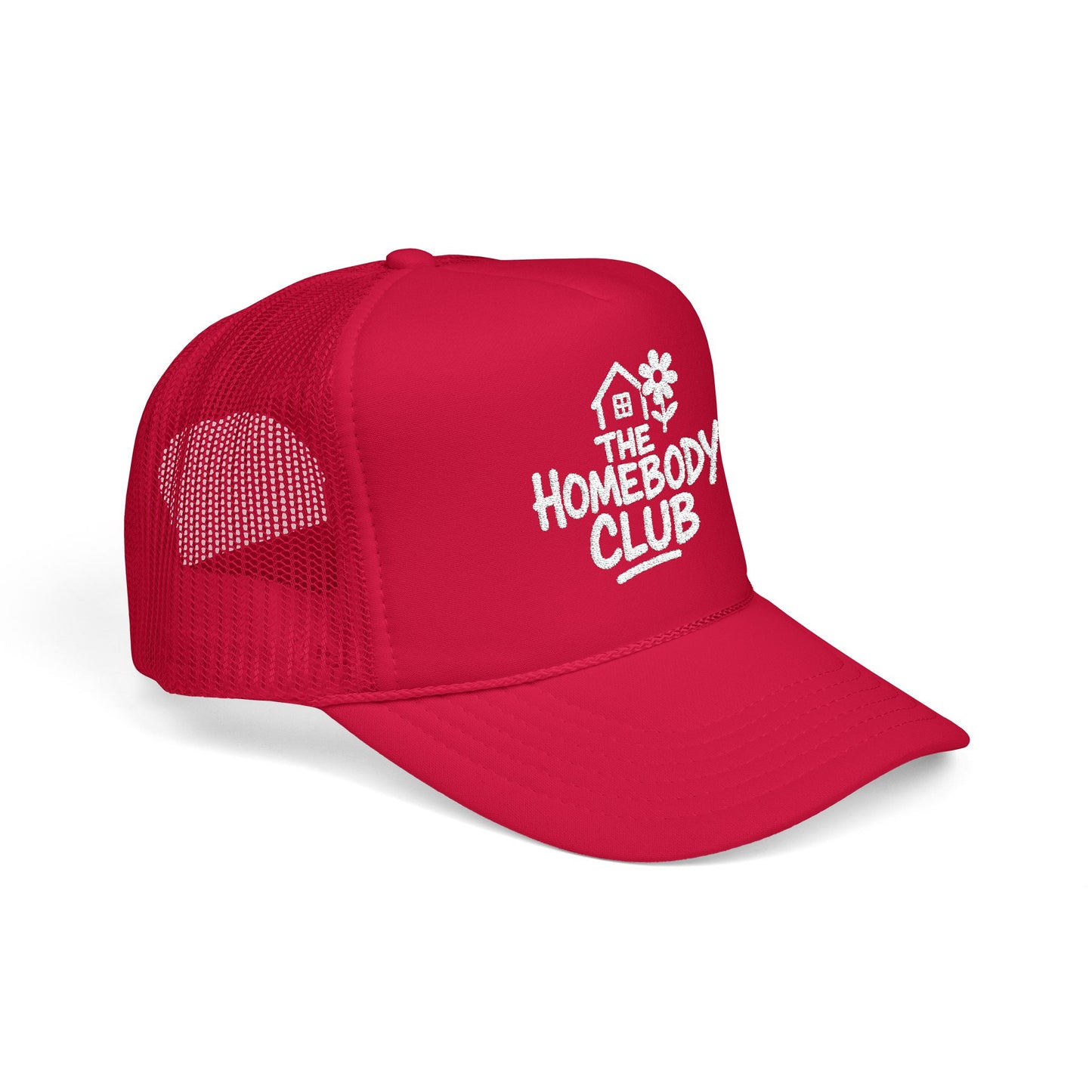 The Homebody Club Embroidered Trucker Hat