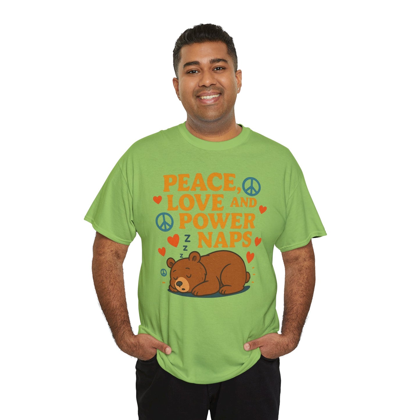 Peace Love Power Naps T-shirt