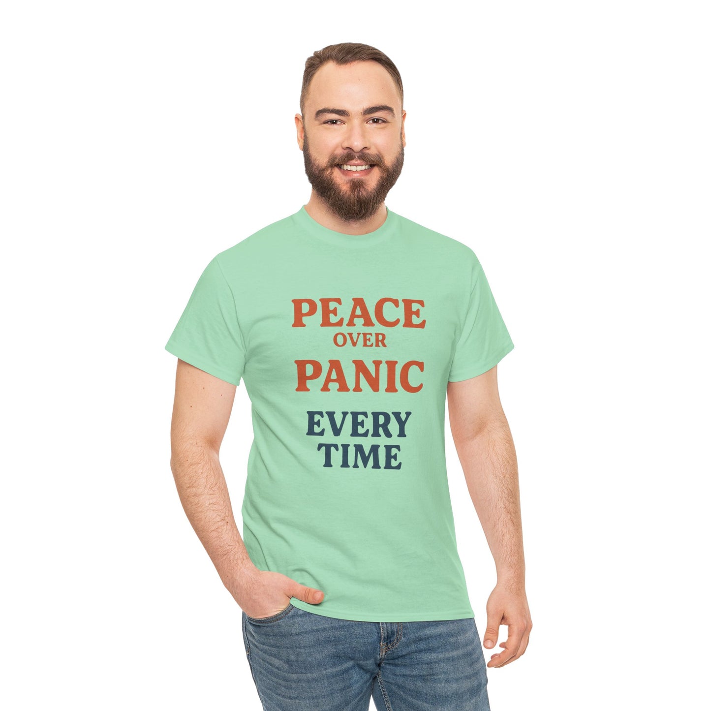 Peace Over Panic Unisex Tee