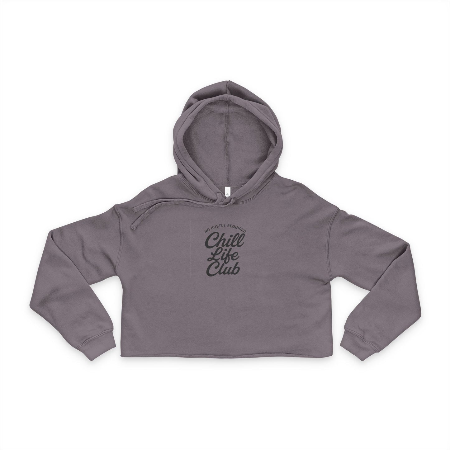 Chill Life Club Cropped Hoodie
