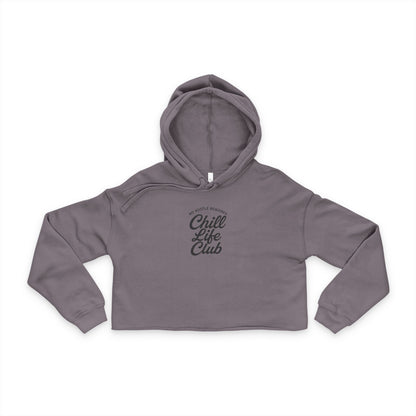 Chill Life Club Cropped Hoodie