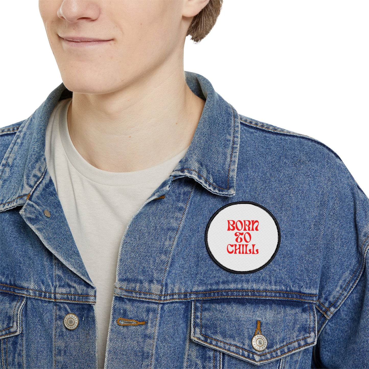 Born to Chill Iron-On Patch