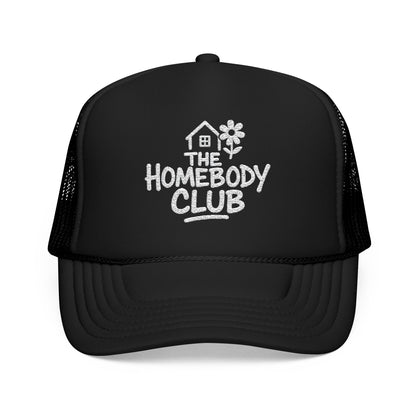 The Homebody Club Embroidered Trucker Hat