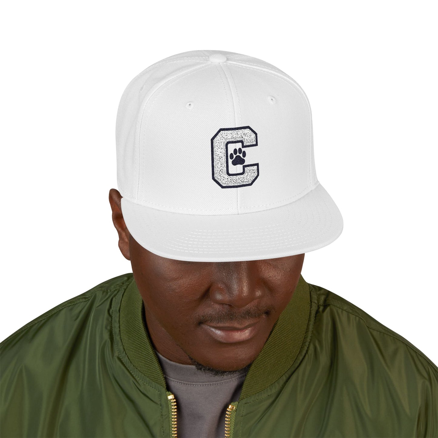 Paw Print Snapback Cap