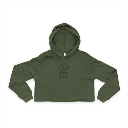 Chill Life Club Cropped Hoodie