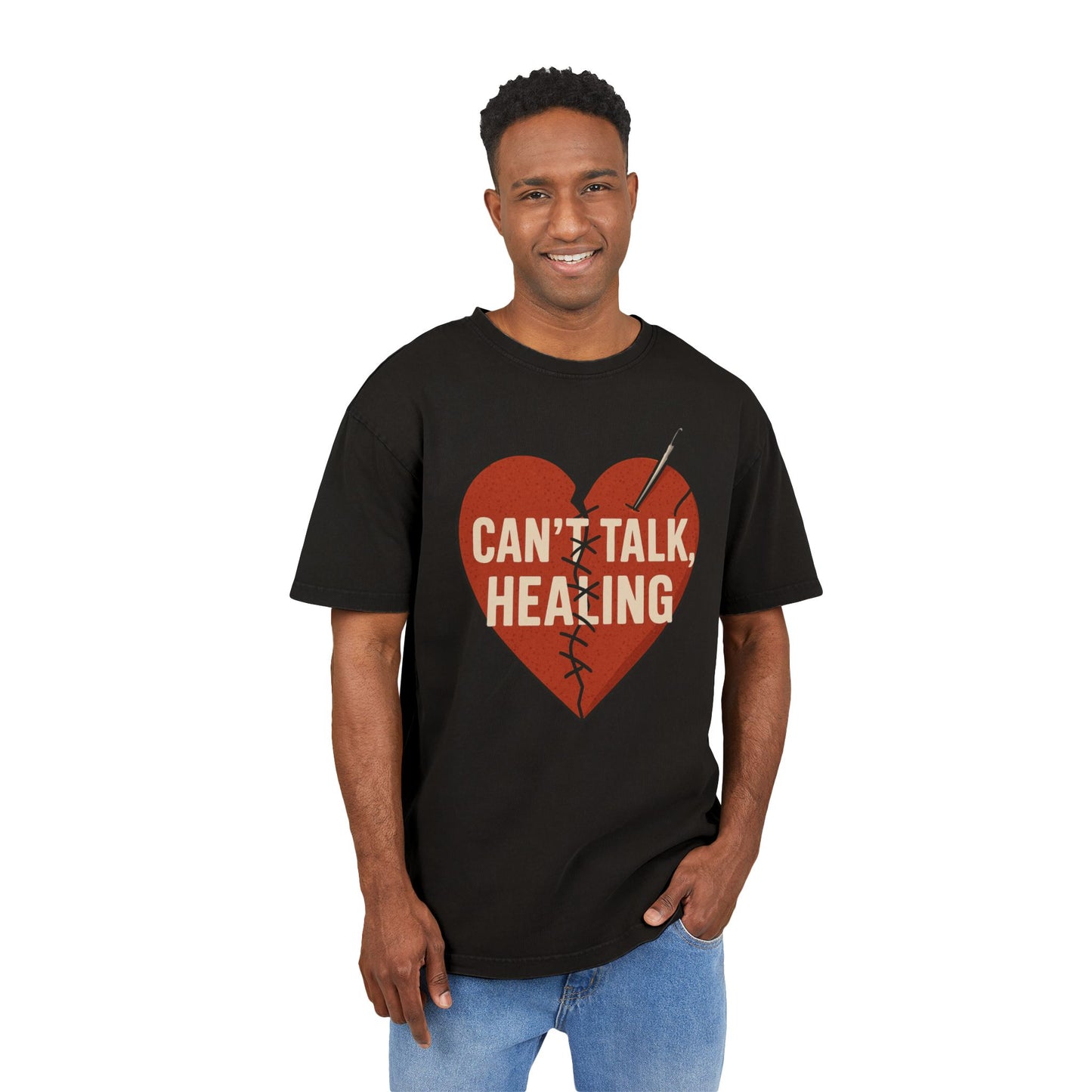 Healing Heart Acid Washed T-shirt