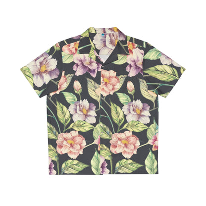 Tropical Floral Men's Hawaiian Shirt