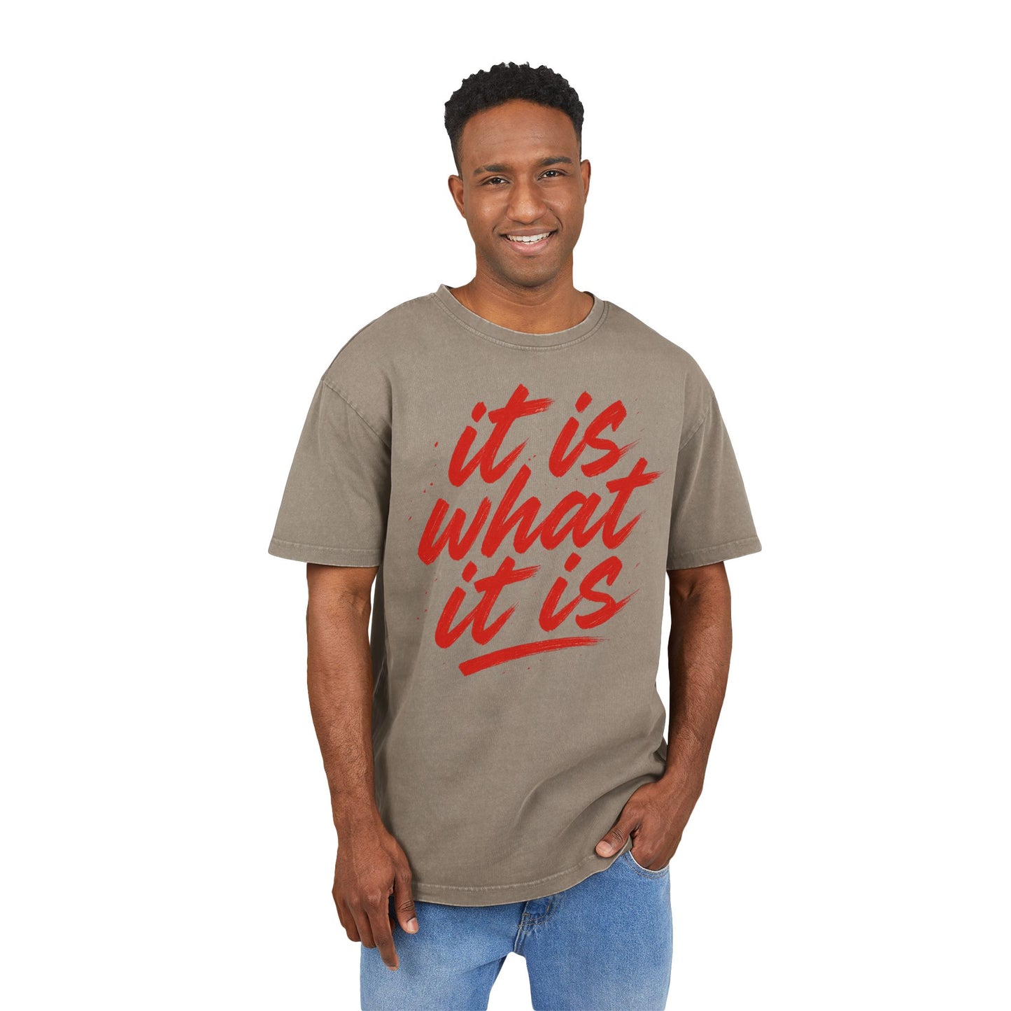 It Is What Is Acid Wash T-shirt