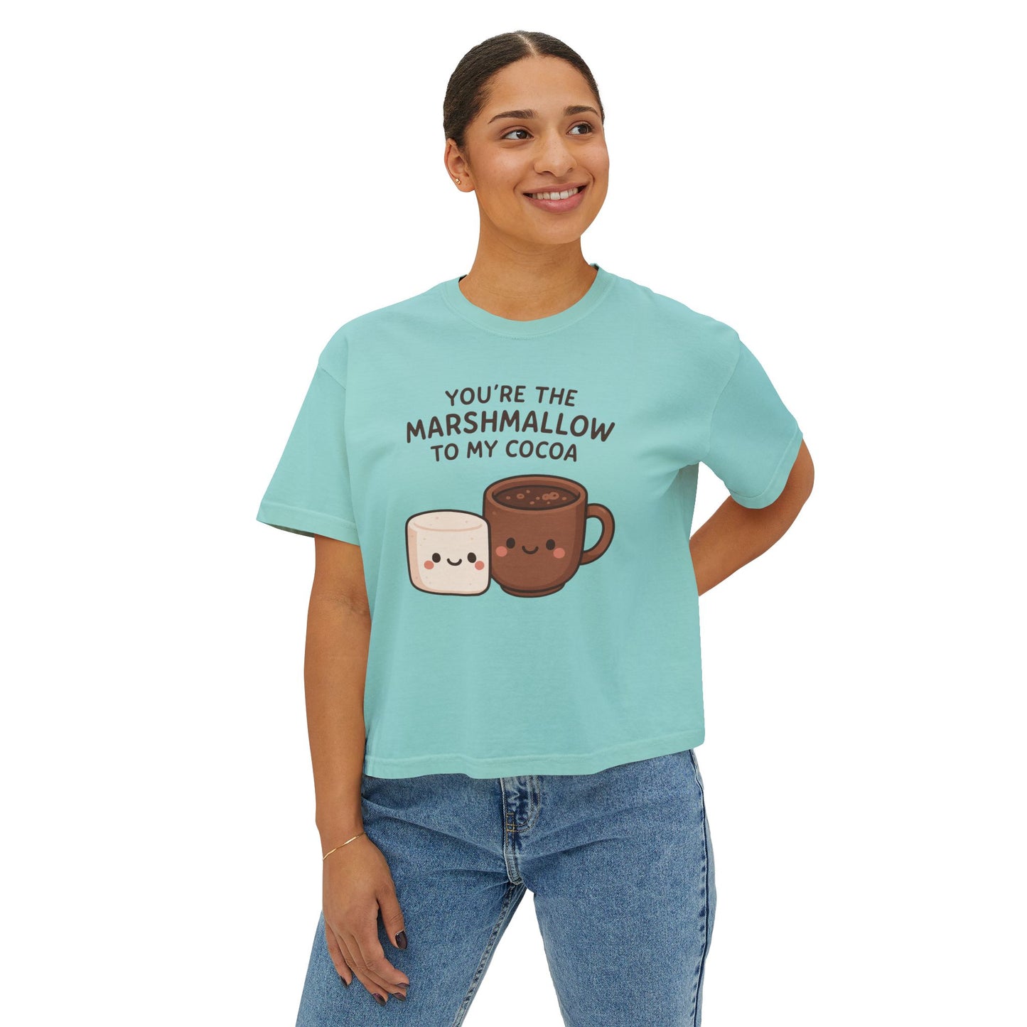 Marshmallow Cocoa Women's Boxy T-shirt