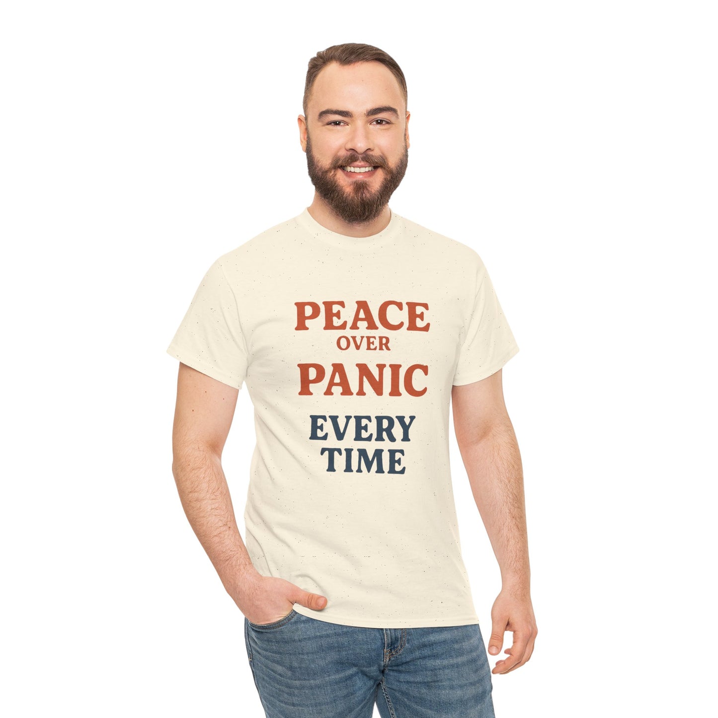Peace Over Panic Unisex Tee