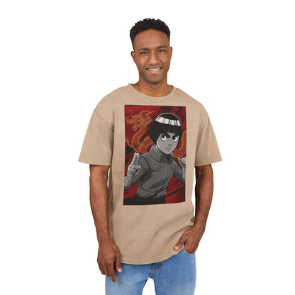 Rock Lee Acid Washed Men's Oversize T-shirt