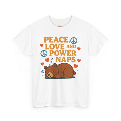 Peace Love Power Naps T-shirt